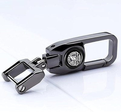 BBG FK_Royal Enfield Made Like Gun black metal heavy duty hook for bikes Key Chain