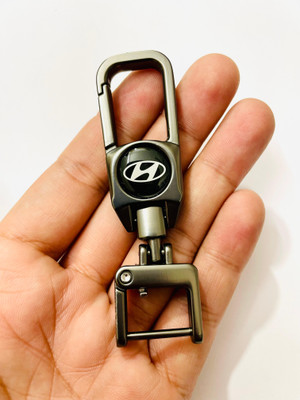 BBG NEW_Heavy Duty Metal Hyundai Car double side hook keychain suitable for cars Key Chain