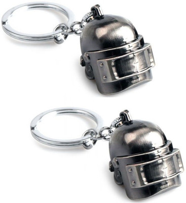 ABEL Set Of 2 Pcs Pubg Players Unknown Battle Grounds Premium Metal Level 3 Key Chain