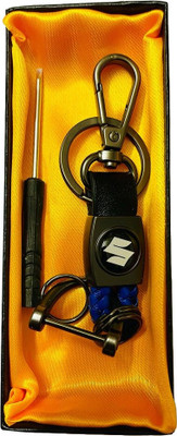 BBG FK_Car Suzuki premium Logo design high quality keychain with hook Key Chain