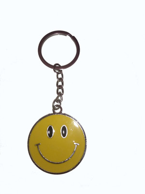 ABEL stylish smile emoji stainless steel key chain Key Chain