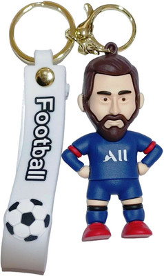 NICELIFE COLLECTIONS Keychains Football Messi high quality 3D pvc charm keychain Key Chain