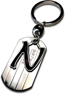 swagtreg Metal Alphabet N Key Chain