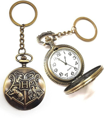 ABEL Antique Steampunk Vintage Pocket Watch Metal Keychain for Gifting Harry Potter Key Chain
