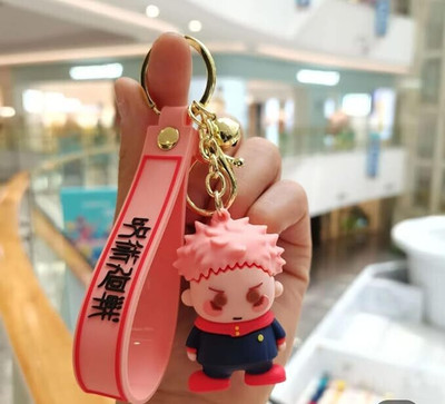 BBG FK_Jujustu Kaisen Cute Boy 3D pvc keychain with hoo for boys & girls Key Chain