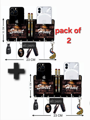 Wood Key Holder(8 Hooks)