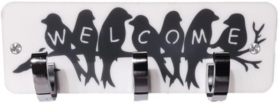 Sarvatr Acrylic Key Holder(3 Hooks)