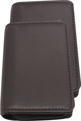 Essart KK-42411-Brn Leather Key Holder(12 Hooks, Brown)