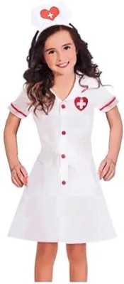 EthnicAlive Nurse Dress For Girls With All Accessories||School Competitions Kids Costume Wear