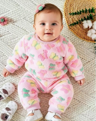 STH FASHION Baby Boys & Baby Girls Party(Festive) Dress Trouser(Peach)