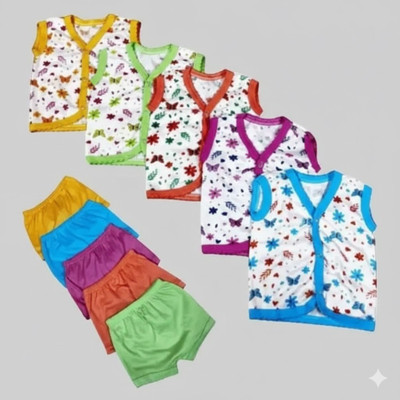 INBY Boys & Girls Casual Vest Shorts(Multicolor)