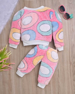 MYTEX FASHION Baby Boys & Baby Girls Casual Sweatshirt Pyjama(Pink)