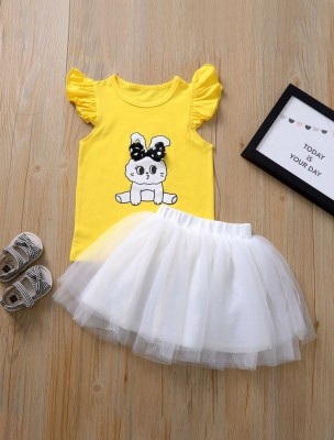 LIMITED EDITION PRIME Baby Girls Casual Top Skirt(Yellow)