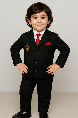 ELITE ELEGANCE FAB Boys Party(Festive) Bodysuit Waistcoat(Black)