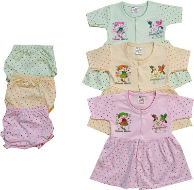 SHINING4 Baby Boys & Baby Girls Party(Festive) Top Shorts(PINK)