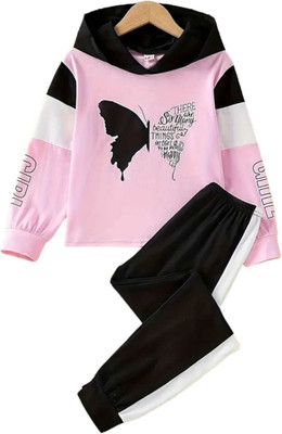 KEESOR Girls Casual Pullover Pant(PINK)