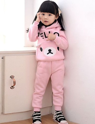 Aastha Trendy Baby Boys & Baby Girls Casual Sweatshirt Sweatpant(pink)