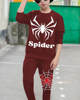 Bike Boys & Girls Casual T-shirt Track Pants(80007-MAROON)