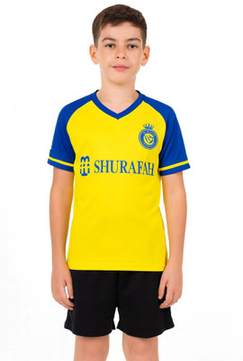 Ryze Boys & Girls Casual T-shirt Shorts(Yellow)