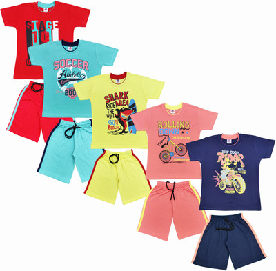 Berry Boys Casual T-shirt Shorts(Multi)