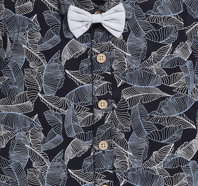 StyleDust Baby Boys & Baby Girls Casual Shirt Shorts(1007_BLACKPATTI)