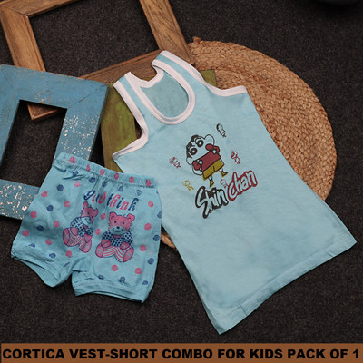 cortica Baby Boys & Baby Girls Casual Vest Shorts(Multicolor)