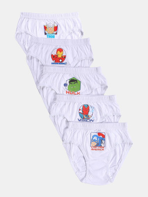 BodyCare Brief For Boys(White Pack of 5)