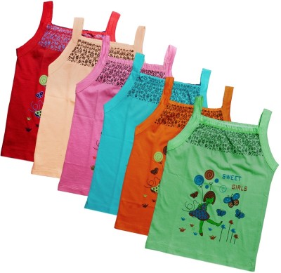 DONCARE Camisole For Girls(Multicolor, Pack of 6)