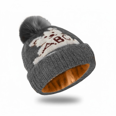 TRUE INDIAN Kids Cap(Grey)