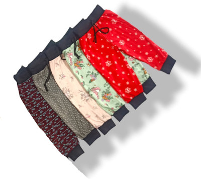New Ladies Zone Track Pant For Baby Boys & Baby Girls(Multicolor, Pack of 5)