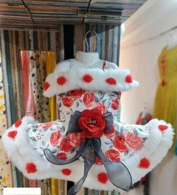 aruna creation Baby Girls Short/Mid Thigh Festive/Wedding Dress(Multicolor, Sleeveless)