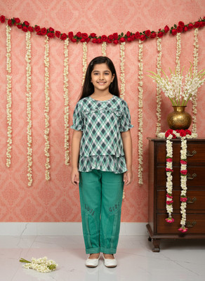 Miss & Chief Girls Casual Top Jeans(Grey)