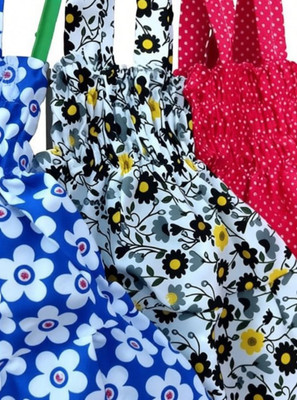 HOC Baby Girls Midi/Knee Length Party Dress(Multicolor, Sleeveless)