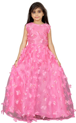 KV Fashion Anarkali Gown(Pink)
