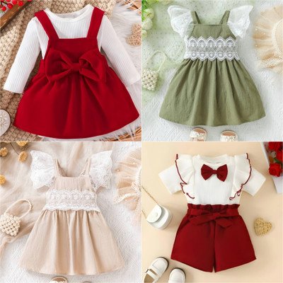 BRWORLDCOLLECTION Baby Girls Casual Dress(Multicolor, Sleeveless)