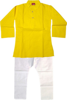 AL BAYDAR FASHION Boys Festive & Party Kurta and Pyjama Set(Multicolor Pack of 1)