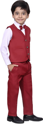 VALUE CREATION 3 Piece Suit Set Solid Boys Suit