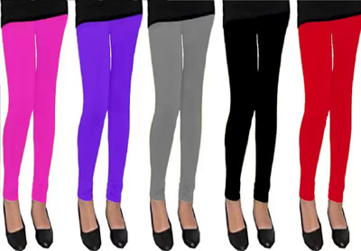 IRCON Indi Legging For Girls(Multicolor Pack of 5)