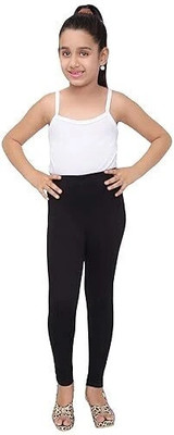 Indi Legging For Girls(Black Pack of 1)