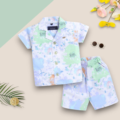 WinsKart Kids Nightwear Baby Boys & Baby Girls Printed Nylon(Multicolor Pack of 1)