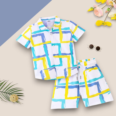 WinsKart Kids Nightwear Baby Boys & Baby Girls Printed Nylon(Multicolor Pack of 1)