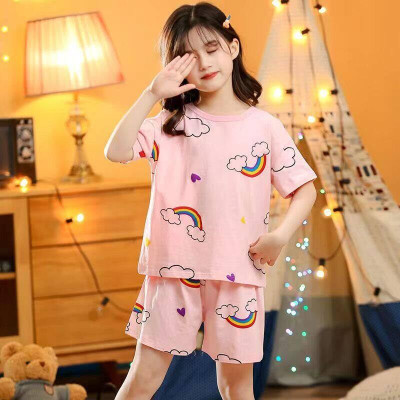parakhiya fab Kids Nightwear Baby Boys & Baby Girls Printed Cotton Blend, Rayon(Pink Pack of 1)