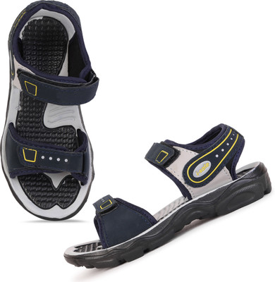 DRACKFOOT Boys & Girls Velcro Thong Sandals(Blue , 3-3.5 Years)