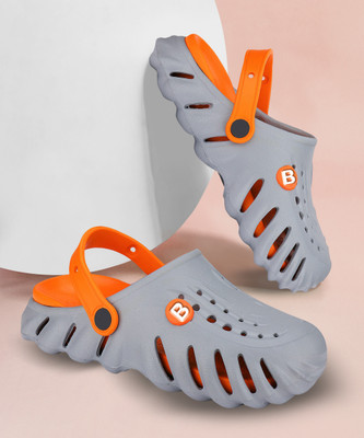 BERSACHE Boys Sling Back Thong Sandals(Grey , 10-11 Years)