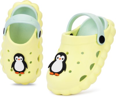 GLJ CLASSMATE Boys & Girls Sling Back Clogs(Green , 2 - 3 Years)