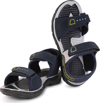 DRACKFOOT Boys & Girls Velcro Thong Sandals(Blue , 2-2.5 Years)