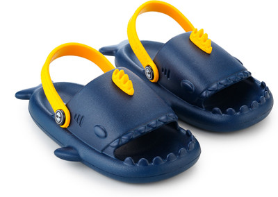 Hoppa Boys & Girls Slip-on Clogs(Blue , 4.5-5 Year)