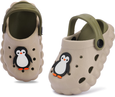 GLJ CLASSMATE Boys & Girls Sling Back Clogs(Grey , 6-7 Years)