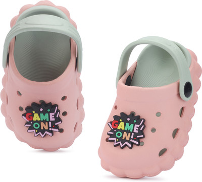 GLJ CLASSMATE Boys & Girls Sling Back Clogs(Pink , 6-7 Years)