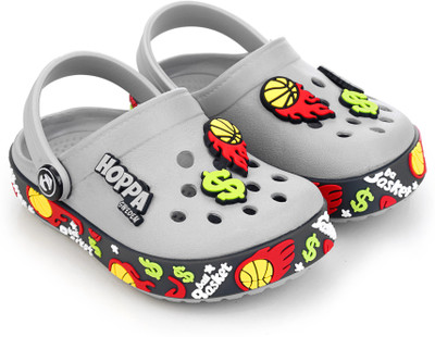 Hoppa Boys & Girls Slip-on Clogs(Multicolor , 5-5.5 Year)